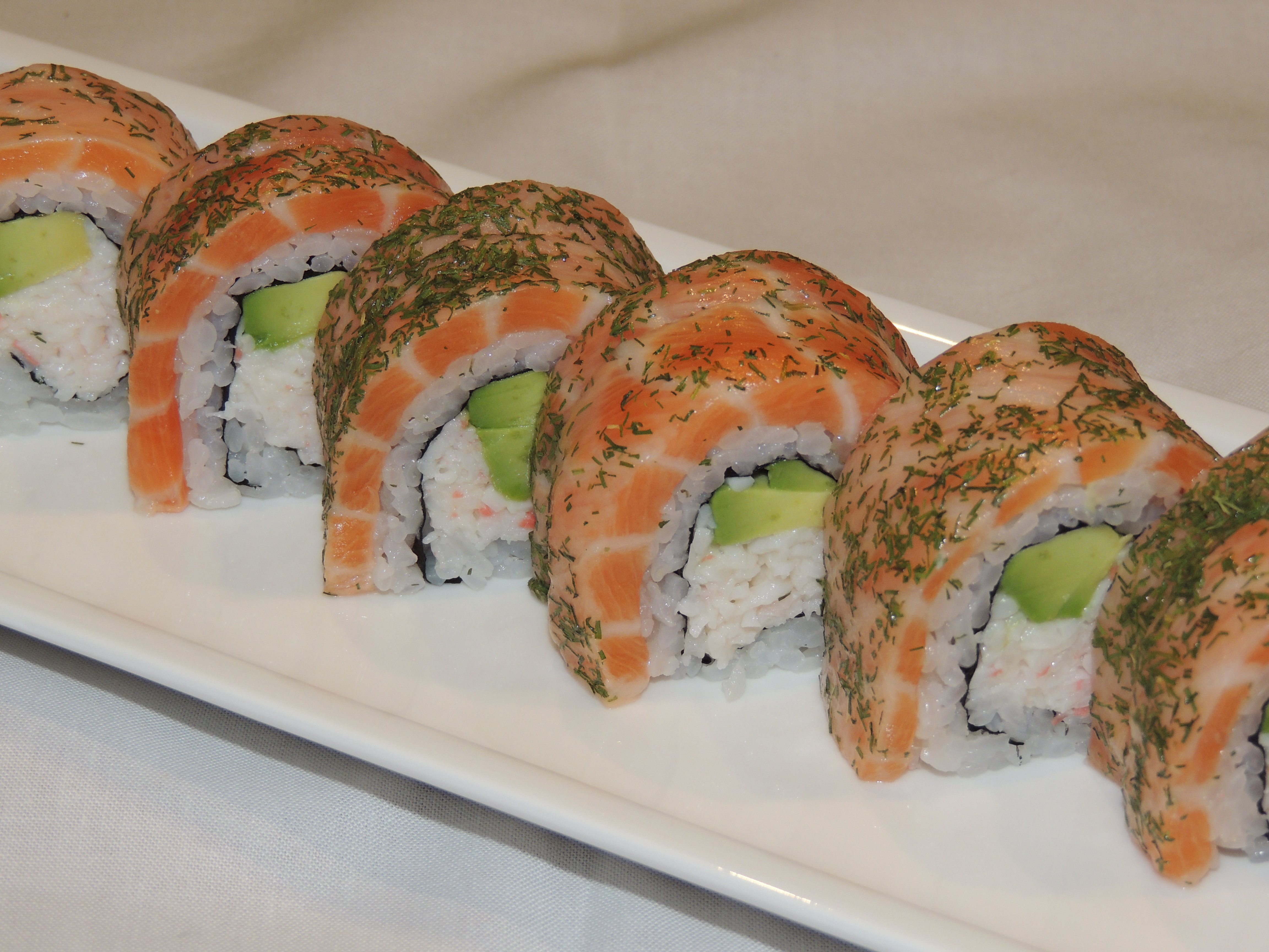 Order Dill Atlantic Roll food online from Minami Sushi store, San Leandro on bringmethat.com