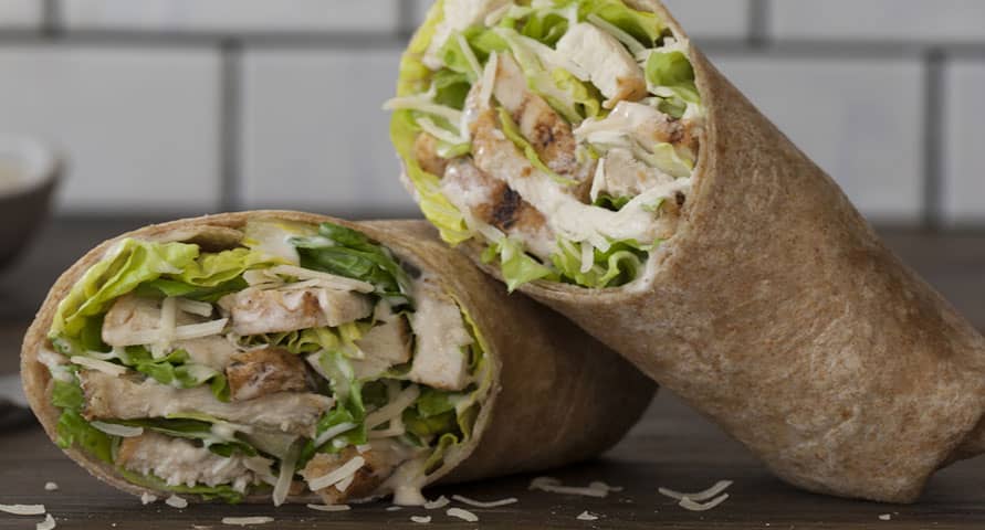 Order Chicken Caesar Wrap food online from Danny's Deli store, Flushing on bringmethat.com