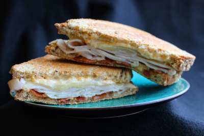 Order Ham and Swiss Panini food online from Georgette Grounds And Gifts store, Maumee on bringmethat.com