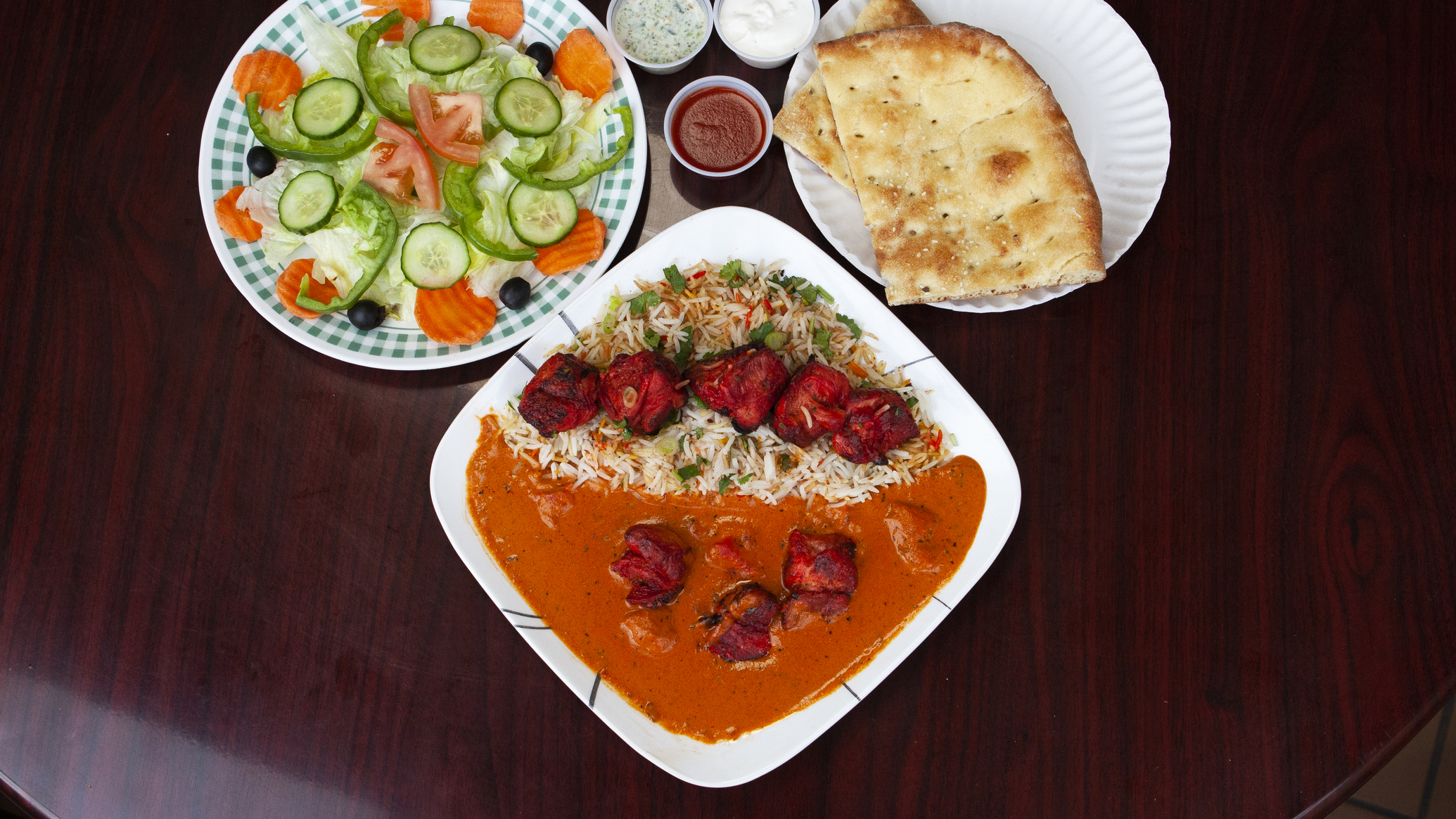 Order 38. Chicken Tikka Mix Masala Plate food online from Peshawri Kebab store, Waltham on bringmethat.com