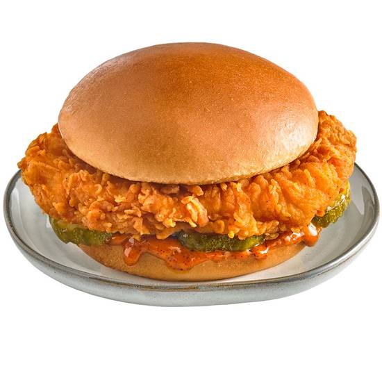 Order Campero Spicy Chicken Sandwich Only food online from Pollo Campero store, Austin on bringmethat.com
