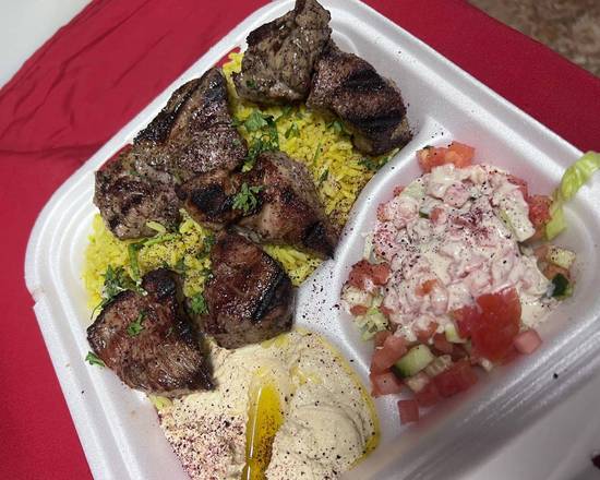 Order Lamb Shish Kabab food online from Gyro Grill store, Kenosha on bringmethat.com