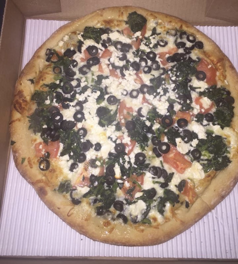 Order Greek Specialties Pizza food online from Galaxy Pizza store, Philadelphia on bringmethat.com