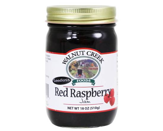 Order  Walnut Creek Jam- Seedless Red Raspberry Jam - 18oz food online from Darn Cheap Discounts store, Hartville on bringmethat.com