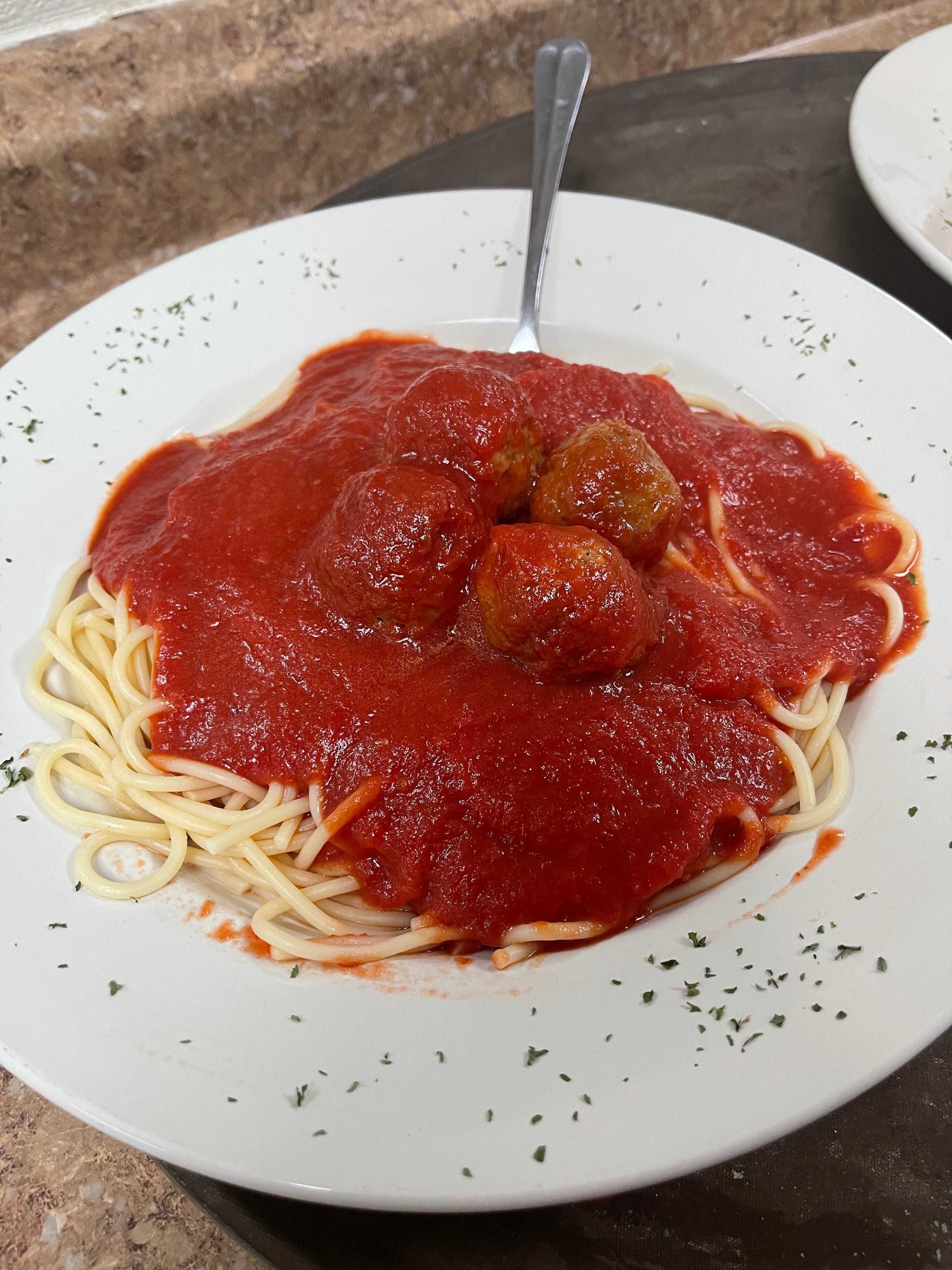 Order Pasta with Meatballs - Pasta food online from Finazzo's Italian Restaurant & Pizza store, Lancaster on bringmethat.com