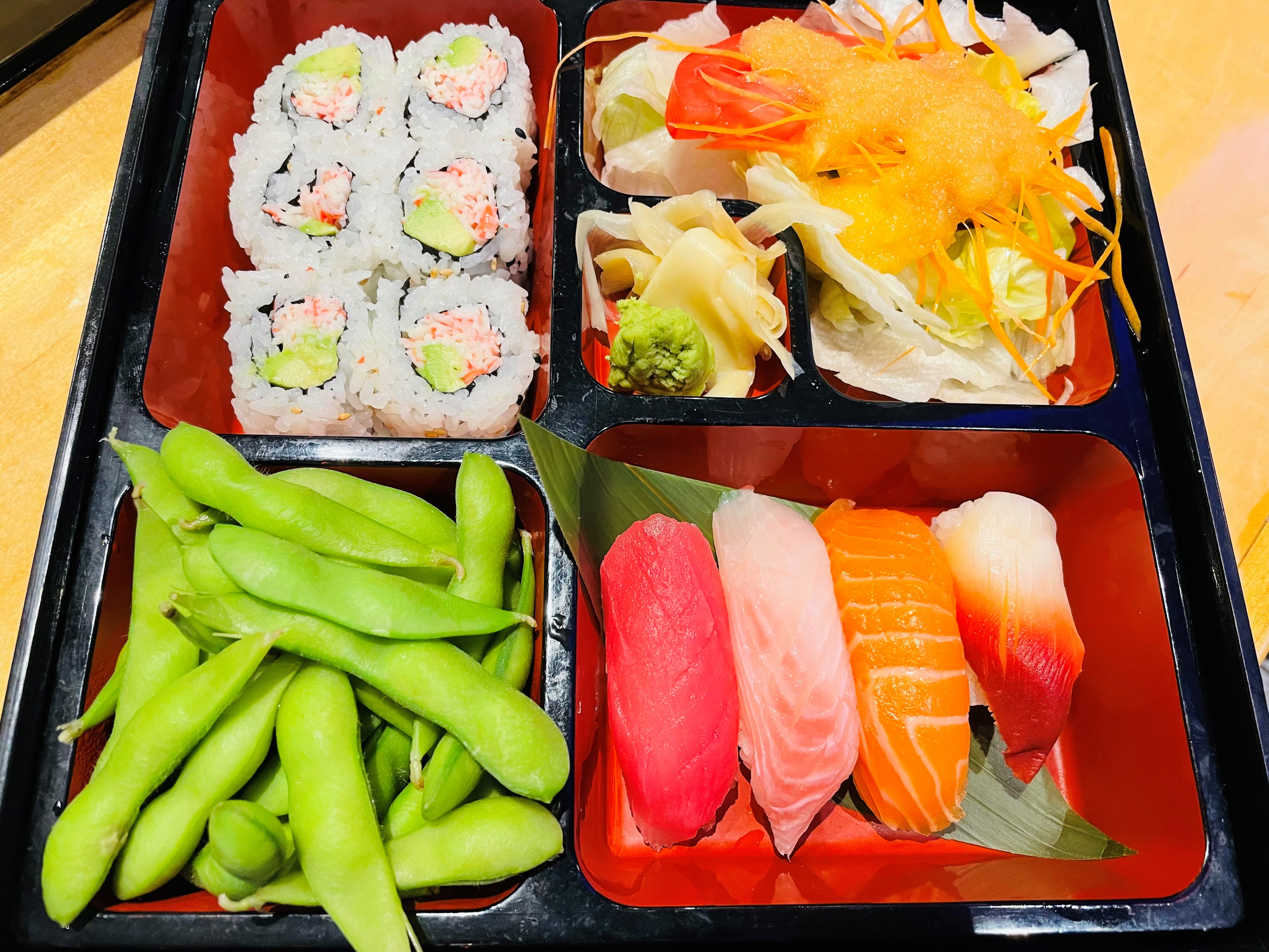 Order Sushi Bento Box food online from Rainbow Sushi store, Germantown on bringmethat.com