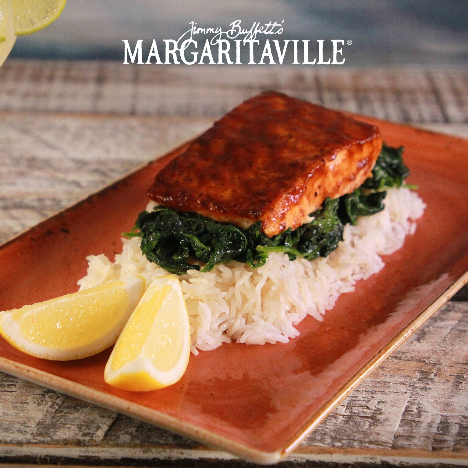 Order Jerk Salmon food online from Margaritaville store, San Antonio on bringmethat.com