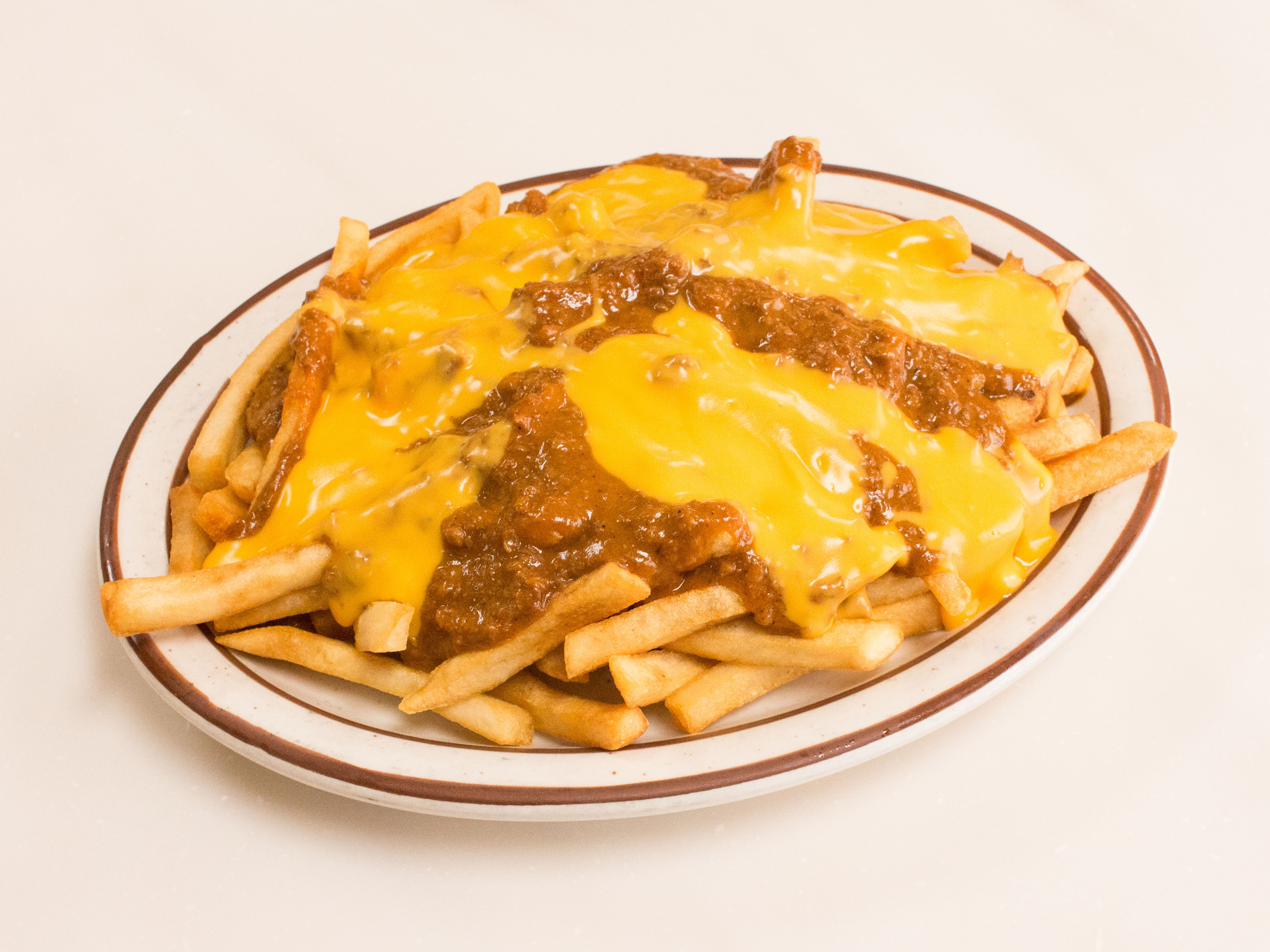 Order Chili Cheese Fries food online from George's Coney Island & Family Restaurant store, Rochester on bringmethat.com