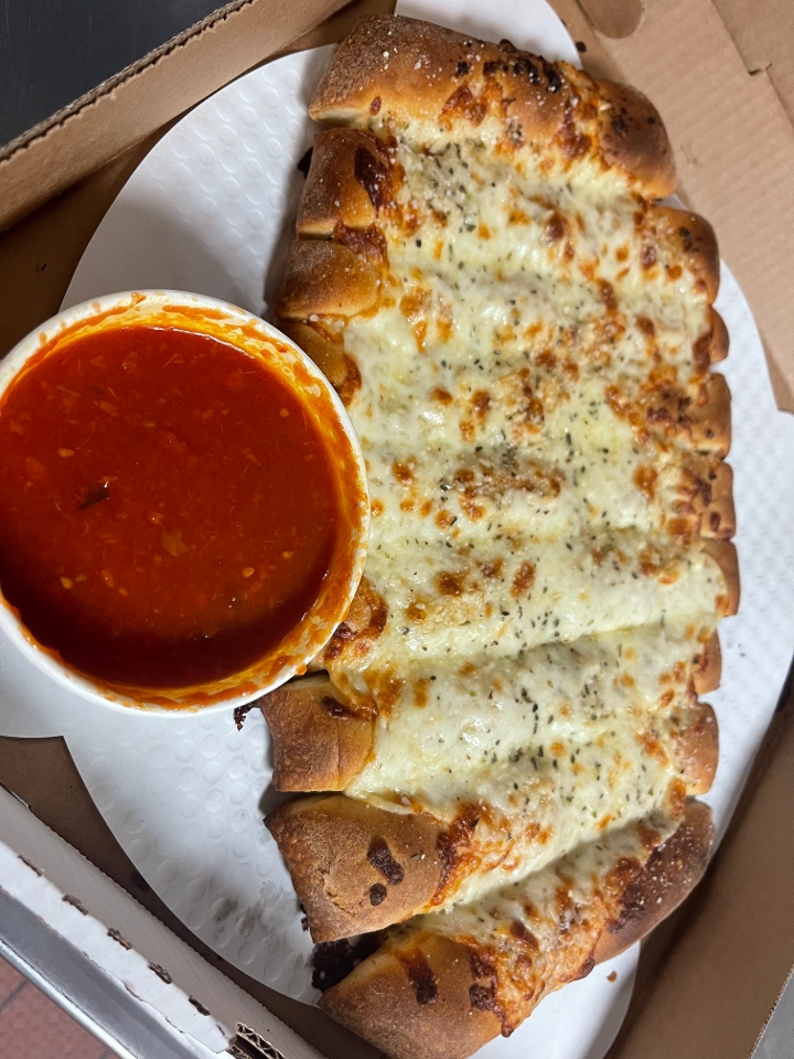 Order Breadsticks w/ Cheese food online from New York J and P Pizza store, Mount Airy on bringmethat.com
