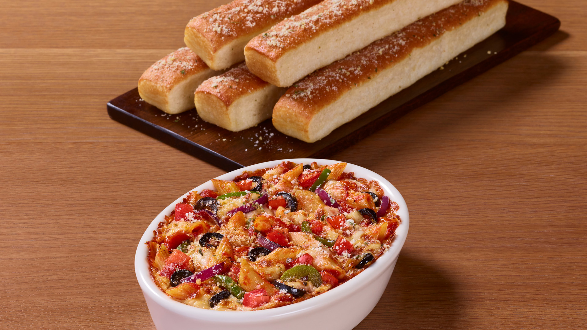 Order Oven-Baked Veggie Pasta food online from Pizza Hut store, West Springfield on bringmethat.com