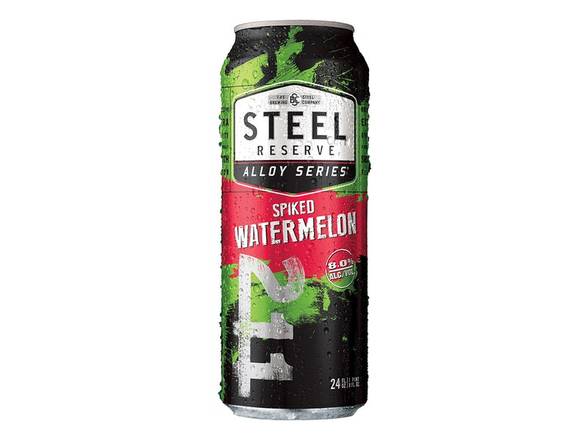 Order Steel Reserve Alloy Series Spiked Watermelon - 24oz Can food online from Jenny Liquors store, Mt Prospect on bringmethat.com