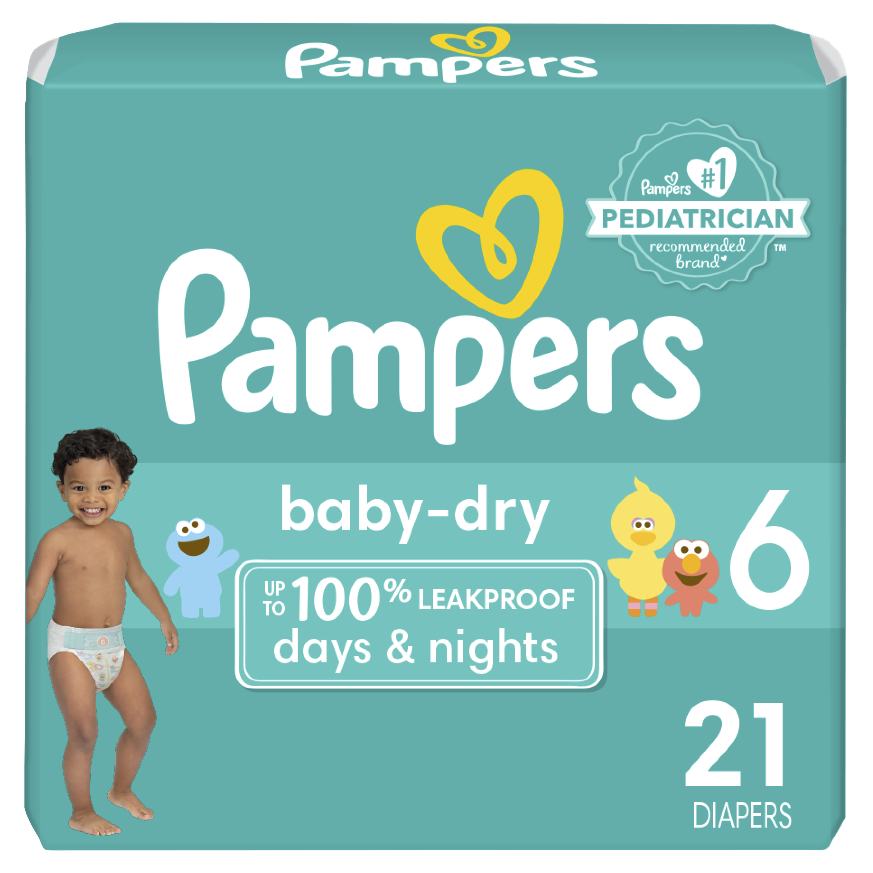 Order Pampers Baby-Dry Diapers - Size 6, 21 ct food online from Rite Aid store, READING on bringmethat.com