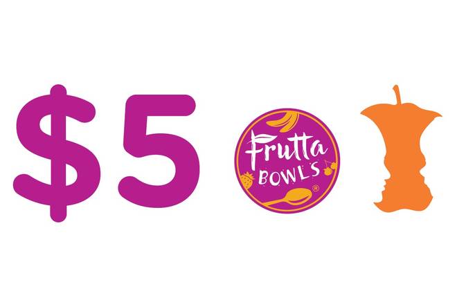 Order $5 Donation food online from Frutta Bowls store, Wall on bringmethat.com