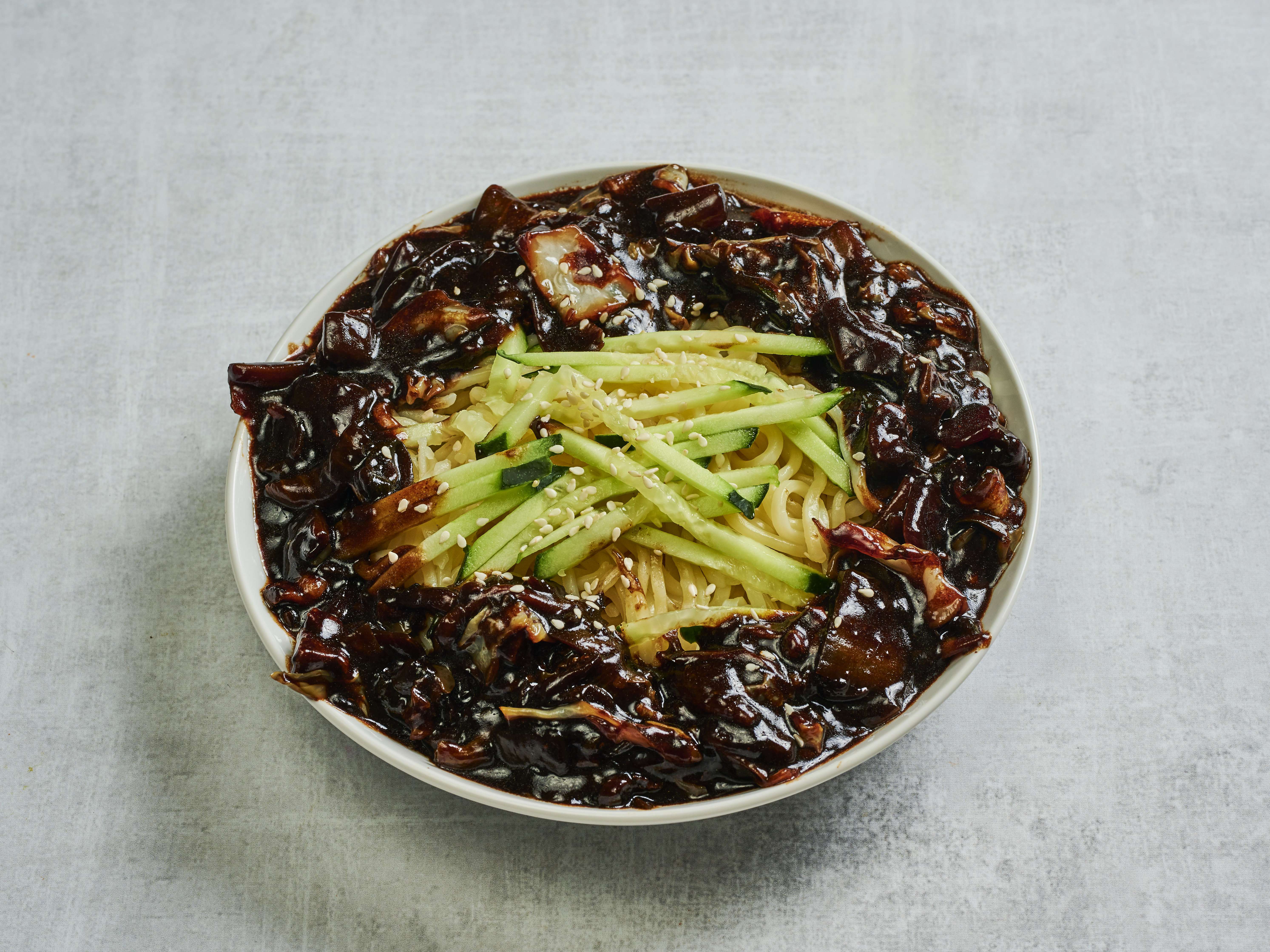 Order Jajangmyeon food online from Paik Noodle store, Valencia on bringmethat.com