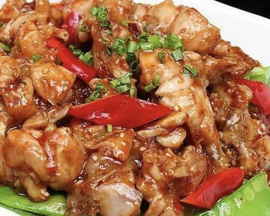Order 49# Secret Chicken Thighs 秘制鸡腿肉 food online from Beijing Noodle House 同顺面馆 store, Lake Forest on bringmethat.com
