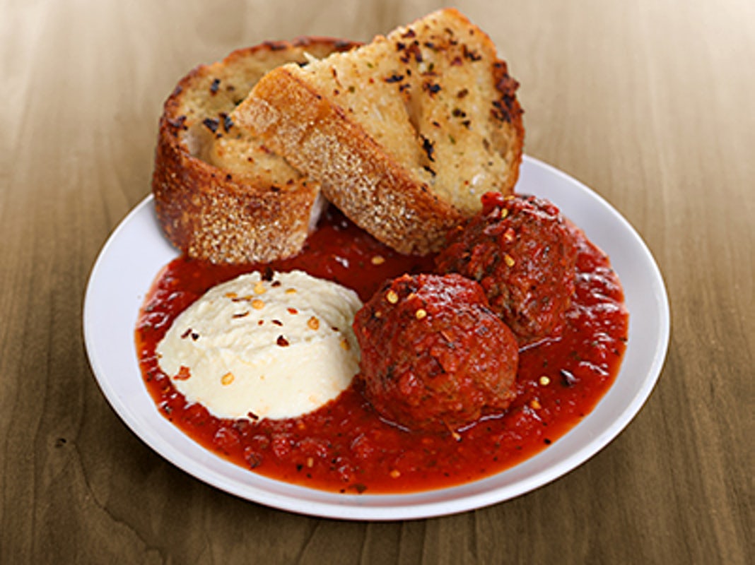 Order Meatballs & Ricotta Toast food online from Wildflower Bread Company store, Scottsdale on bringmethat.com