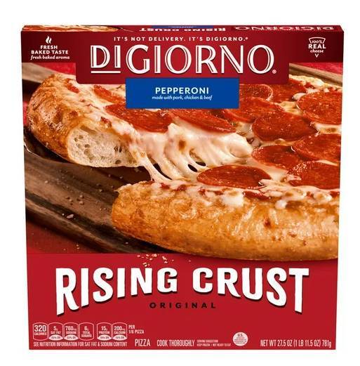 Order Digiorno Rising Crust Pepperoni Pizza 12 Inch food online from Urban Value Corner Store store, Dallas on bringmethat.com