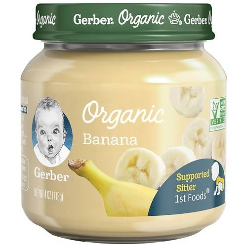 Order Gerber 1st Foods Organic Baby Food Banana - 4.0 oz food online from Walgreens store, GRAND ISLAND on bringmethat.com