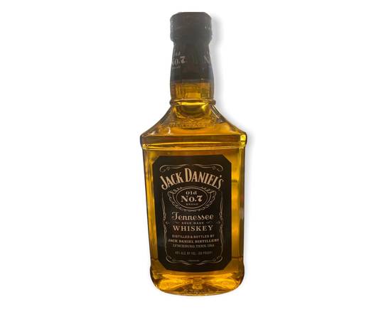 Order Jack Daniel's Black Label, 375mL whiskey (40.0% ABV) food online from South Liquor store, Long Beach on bringmethat.com