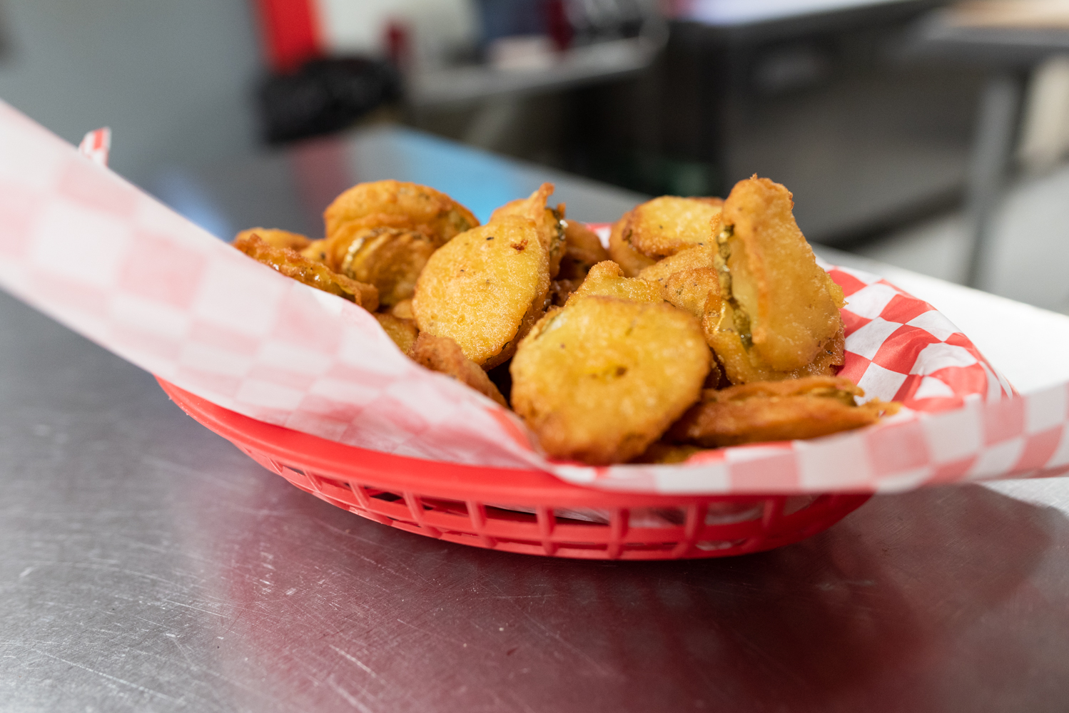 Order Deep Fried Pickle Chips food online from Dell's Pizza store, Casa Grande on bringmethat.com