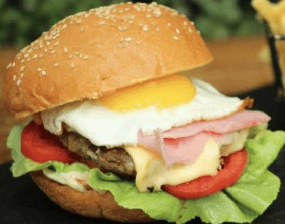 Order burger food online from Aroma D'cafe store, Oradell on bringmethat.com