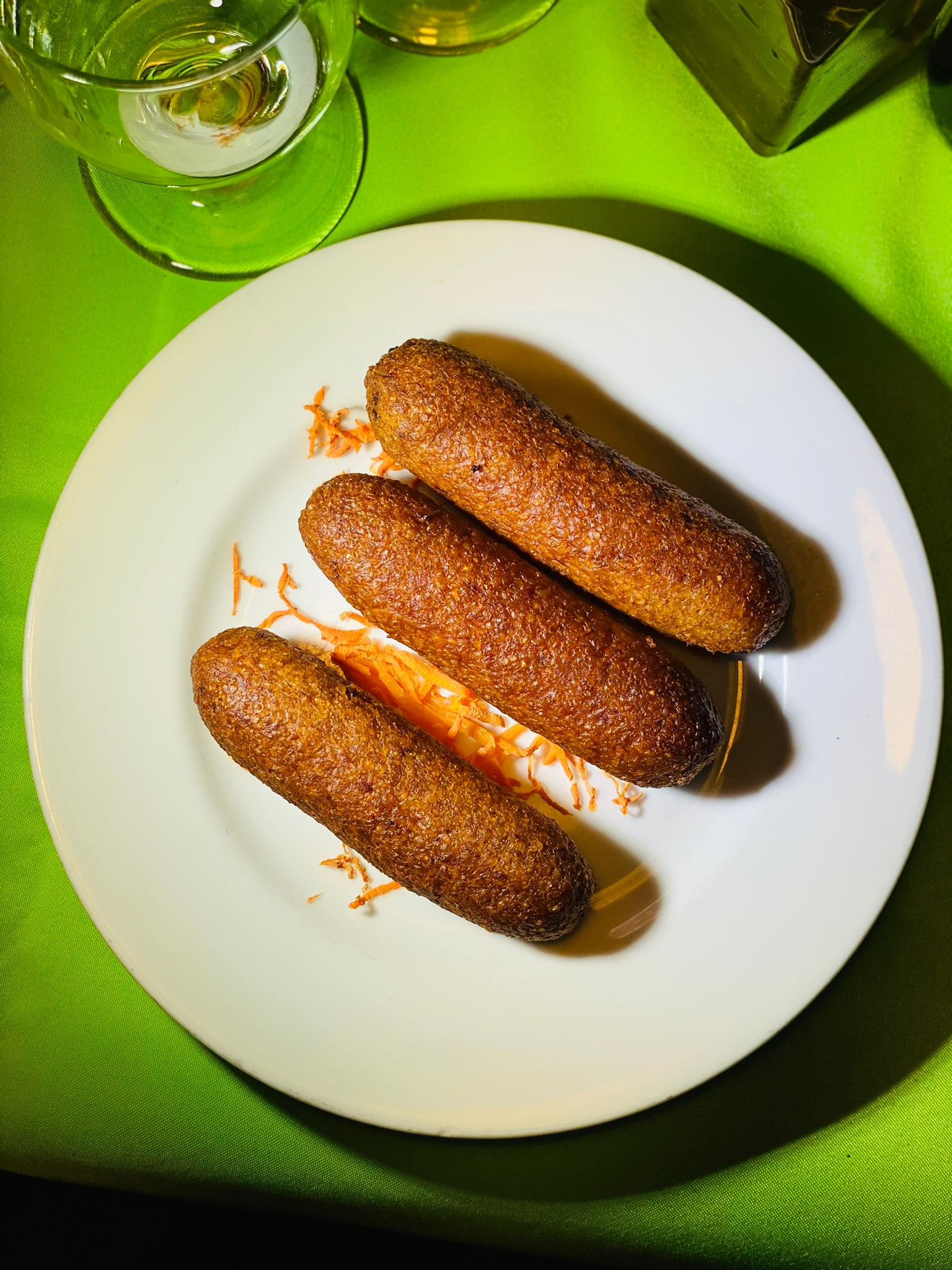Order Turkish Style Kibbeh (3pcs) food online from Istanbul Food Lovers store, Warren on bringmethat.com
