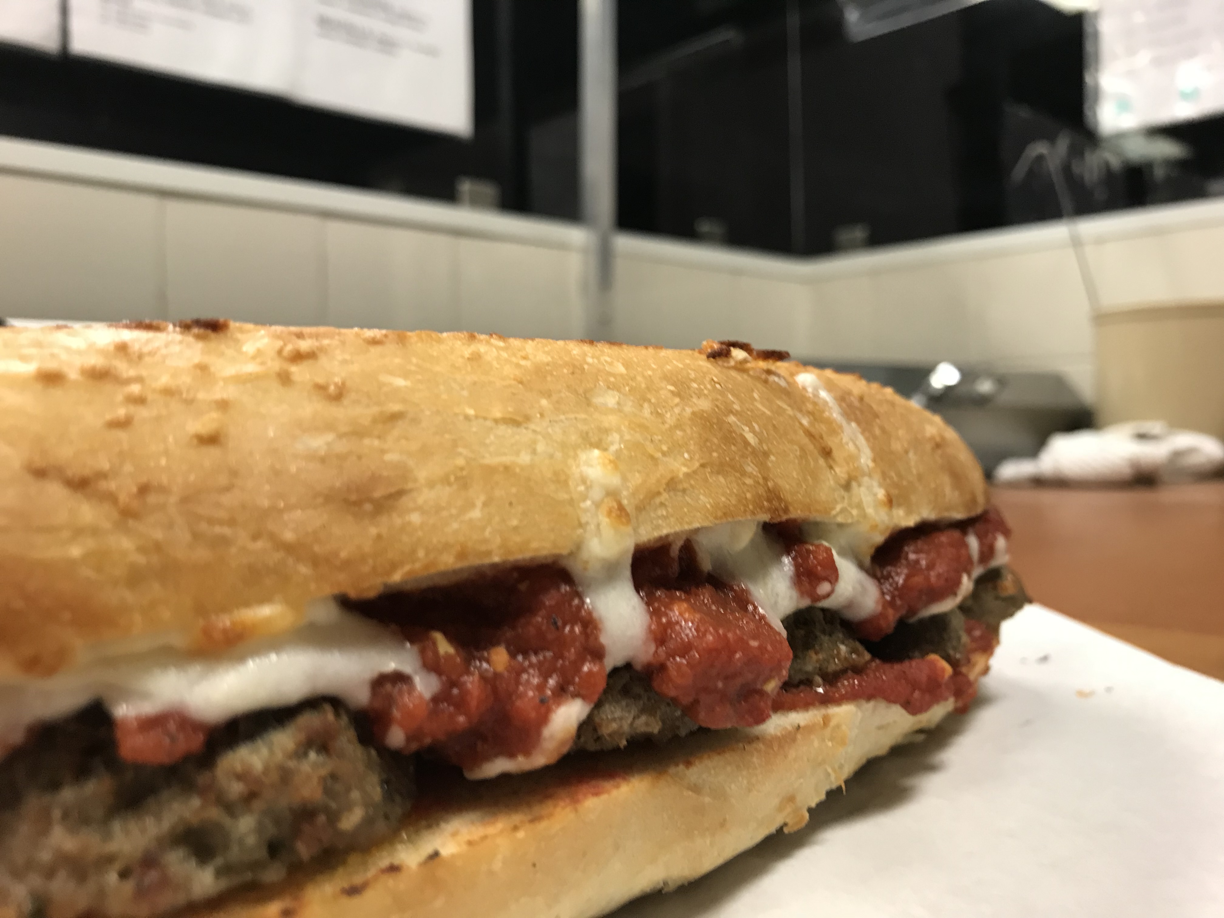 Order Meatball  Sandwich food online from Rosaria Pizza store, San Diego on bringmethat.com