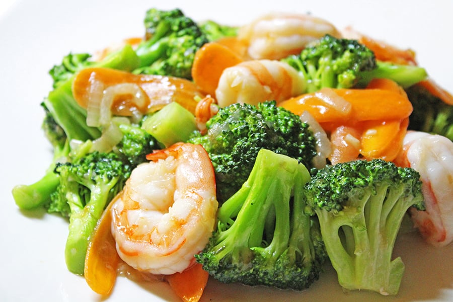 Order 127. Broccoli Shrimp food online from Dragon store, Culver City on bringmethat.com