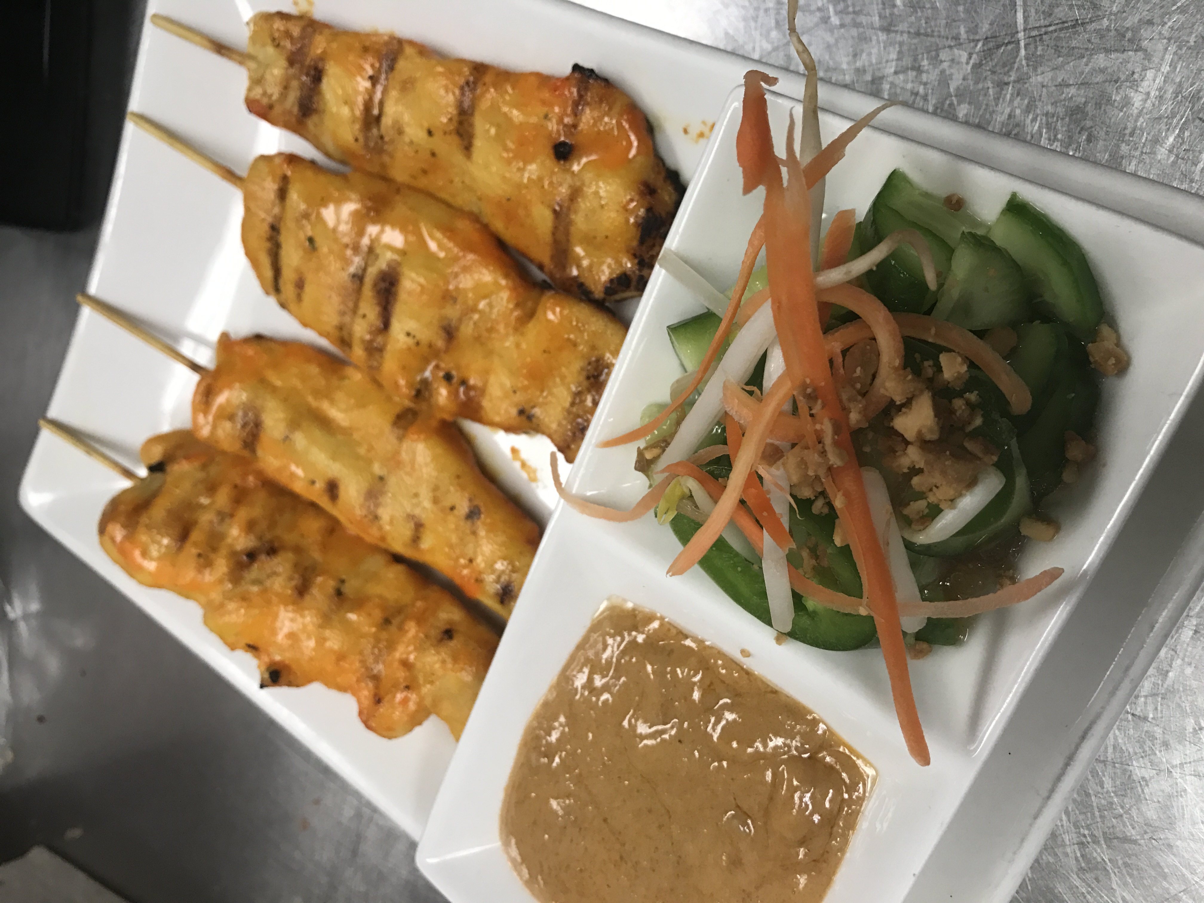Order Chicken Satay food online from Noodle Monster store, Valley Village on bringmethat.com