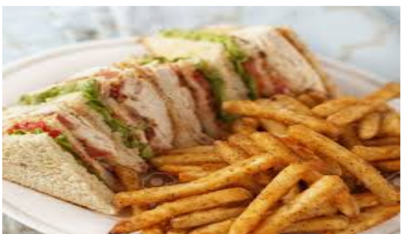 Order Double Chicken Breast Sandwich with French Fries food online from Crazy Grill store, Garden Grove on bringmethat.com