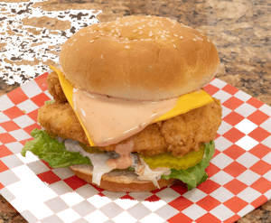 Order Zinger Burger food online from Krispy Krunchy Chicken store, Irving on bringmethat.com