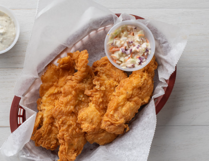 Order Chicken Tenders Basket food online from Two Claws store, Westerville on bringmethat.com