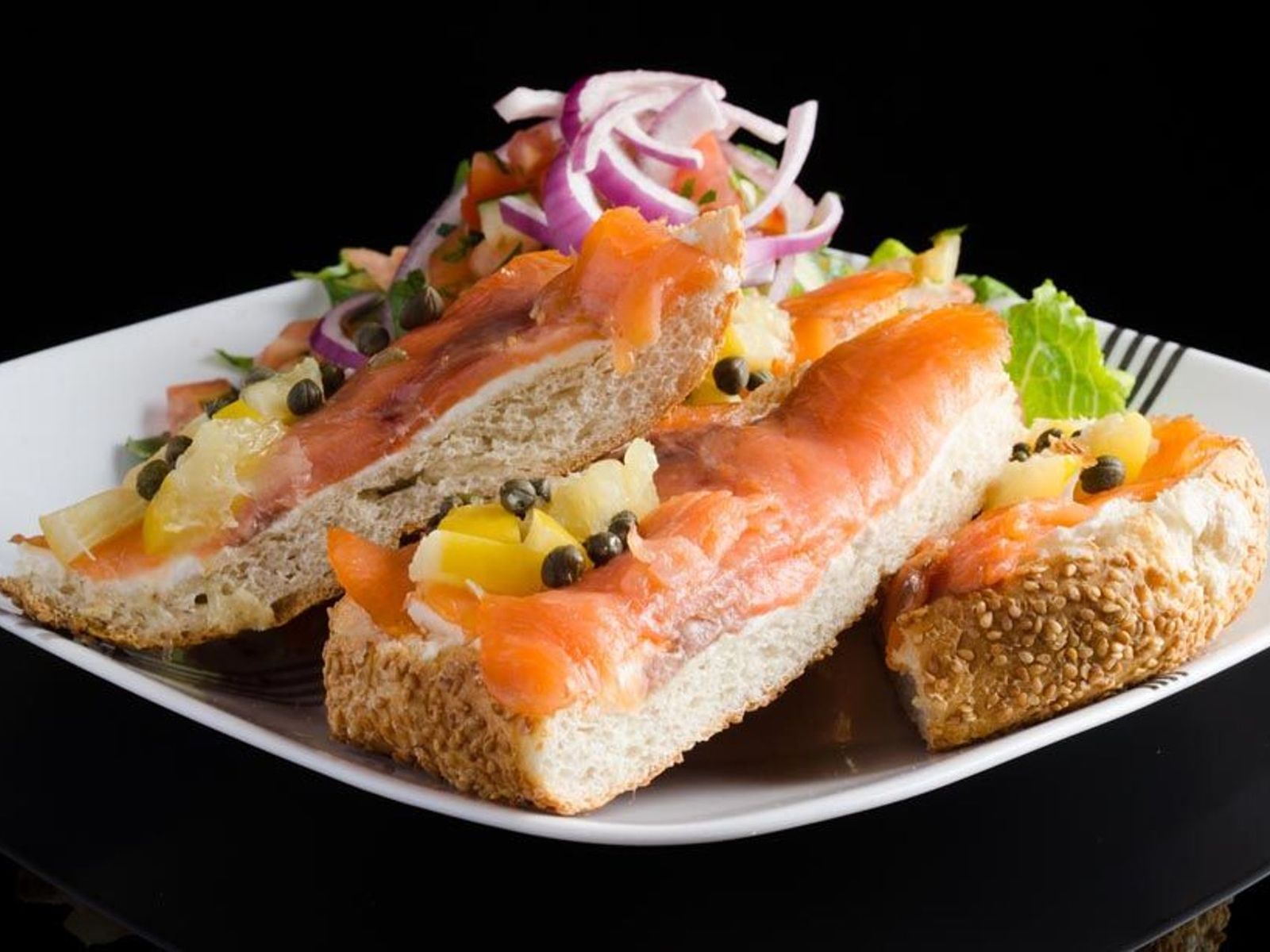 Order Open Lox food online from cafe muscat store, Fresh Meadows on bringmethat.com