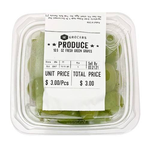 Order Green Grapes (1 package) food online from Winn-Dixie store, Pinson on bringmethat.com