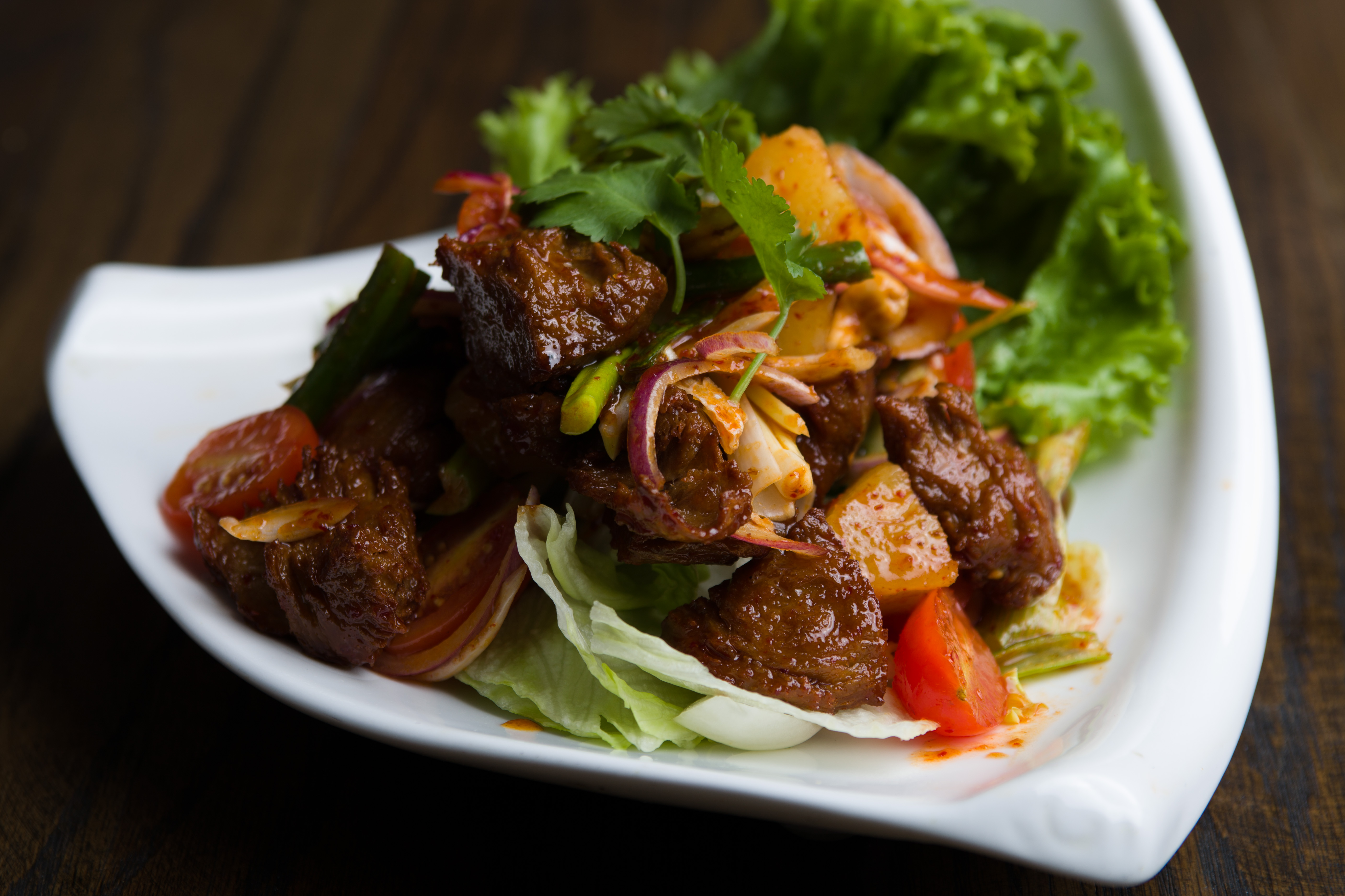 Order V1. Vegetarian Duck Salad food online from Tasty Thai store, Ridgewood on bringmethat.com
