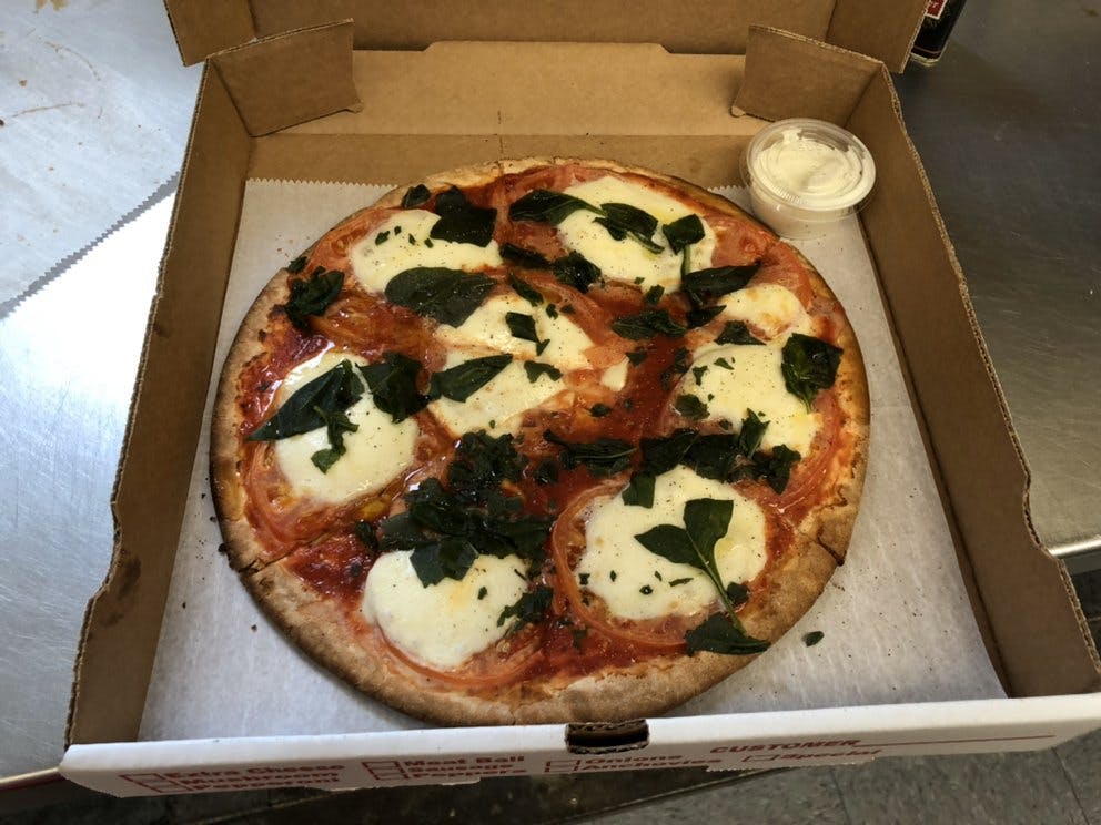 Order Margherita Pie - Small 10'' (6 Cut) food online from La Felice Pizza store, Pittsburgh on bringmethat.com