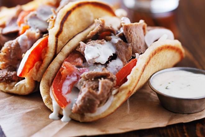 Order Gyro Wrap food online from Istanbul Café store, New Orleans on bringmethat.com