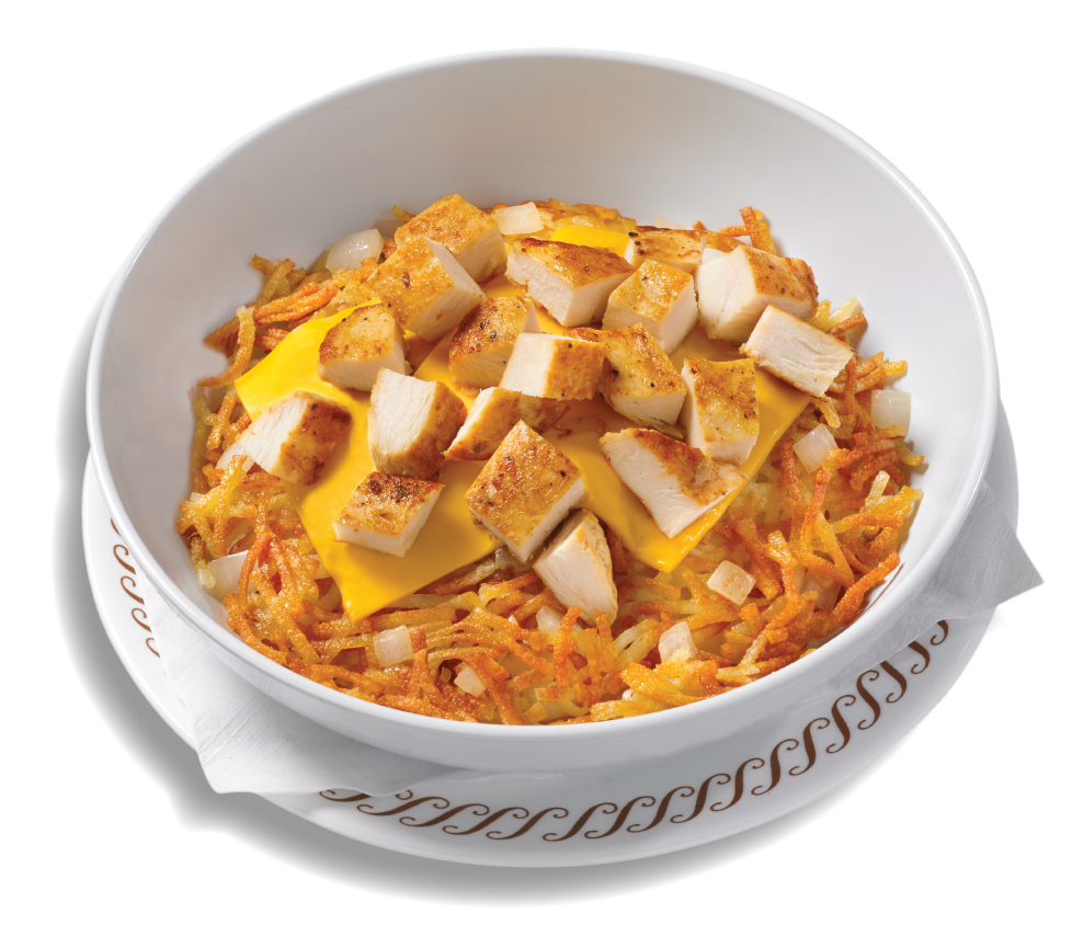 Order Chicken Melt Hashbrown Bowl food online from Waffle House store, Centerville on bringmethat.com