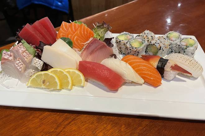 Order Sushi Sashimi for One food online from Ruyi Sushi store, Evans Mills on bringmethat.com