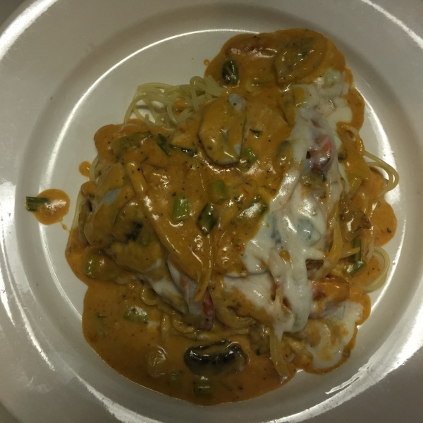 Order Chicken Scar Paella food online from Verona Italian Cafe store, Dallas on bringmethat.com
