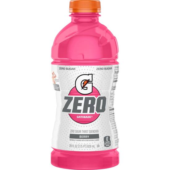 Order Gatorade Zero Sugar Thirst Quencher Berry Bottle (28 oz) food online from Rite Aid store, Toledo on bringmethat.com