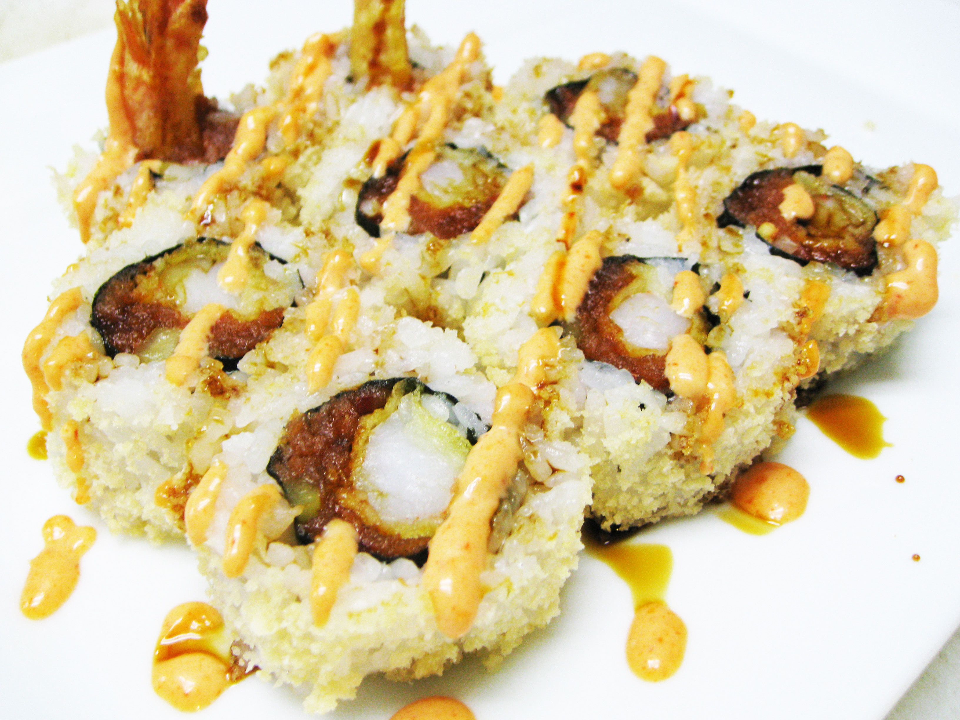 Order Golden Spicy Tuna Roll food online from Western Maki store, Rialto on bringmethat.com