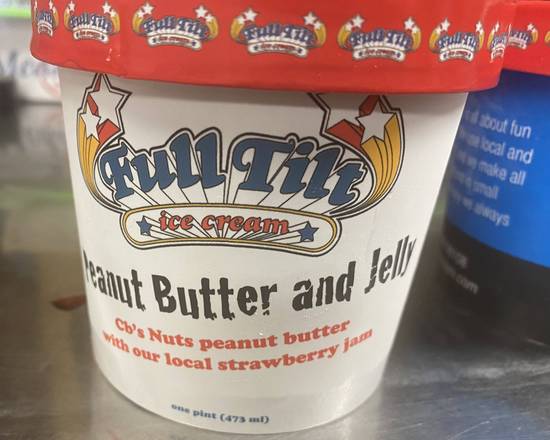 Order Peanut Butter and Jelly Ice Cream Pint by Full Tilt  food online from Tapatio's store, Newcastle on bringmethat.com