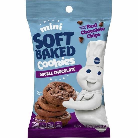Order Pillsbury Mini Soft Baked Cookies - Double Chocolate food online from IV Deli Mart store, Goleta on bringmethat.com