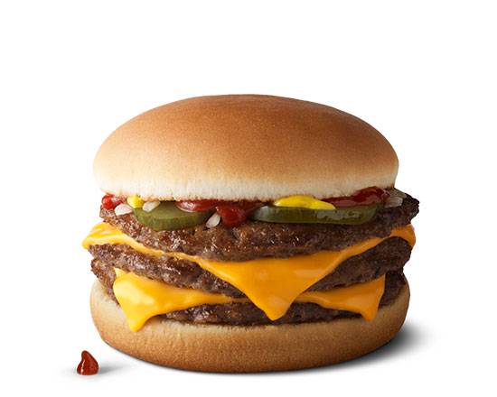Order Triple Cheeseburger food online from Mcdonald's® store, OCEAN SPRINGS on bringmethat.com