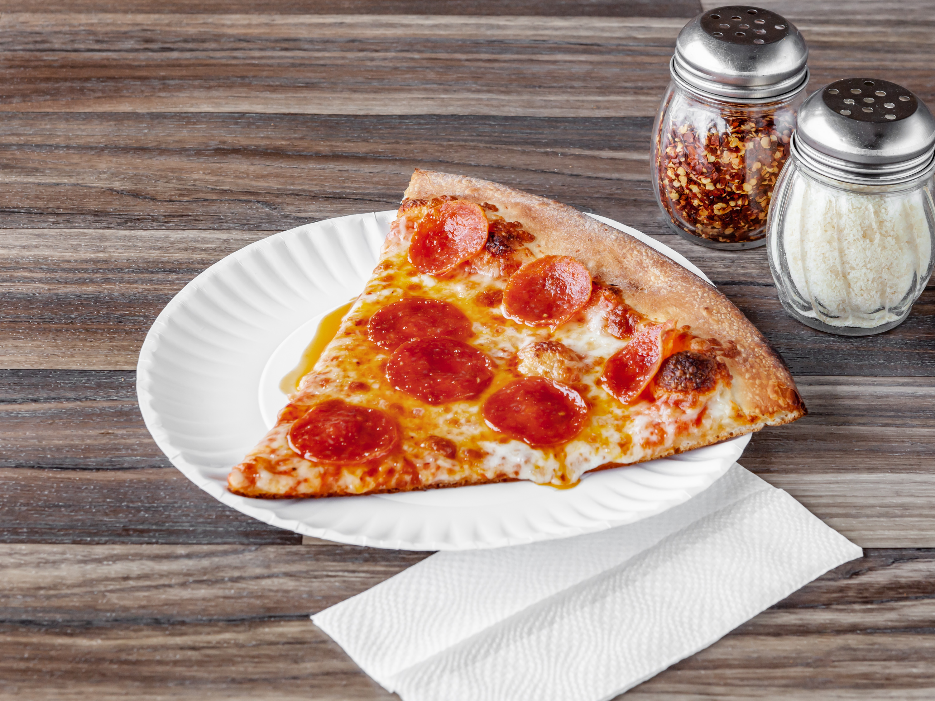 Order 2-Slices Pizza with Pepperoni and Small Soda Lunch Special food online from Winners Ny Pizza store, Agoura Hills on bringmethat.com