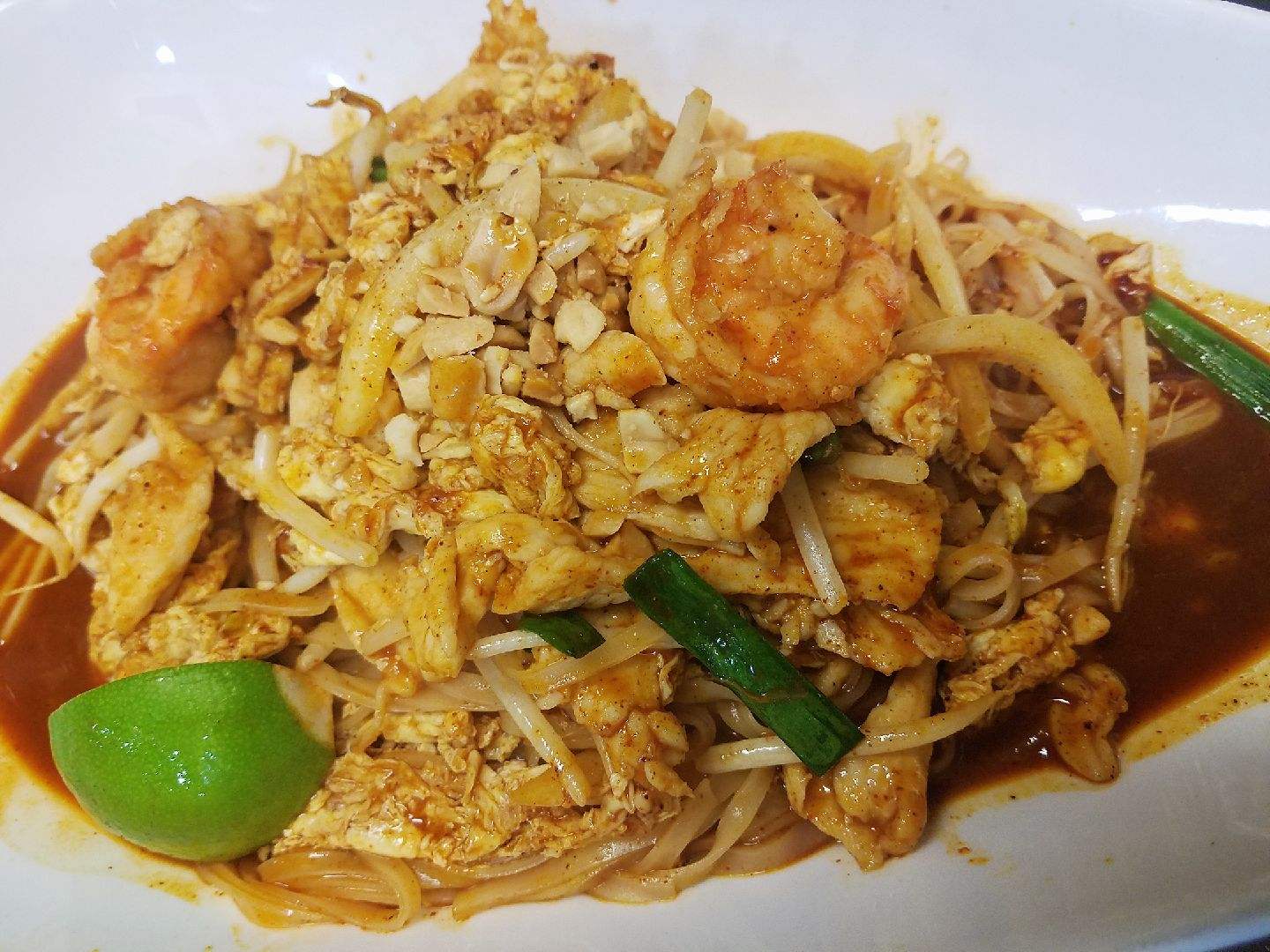 Order Pad Thai Noodles food online from Thai Basil store, Littleton on bringmethat.com