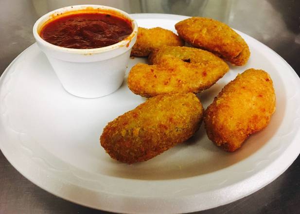 Order Jalapeno Poppers (6 pcs) food online from Waldo Cooneys Pizza - 111th St. store, Chicago on bringmethat.com