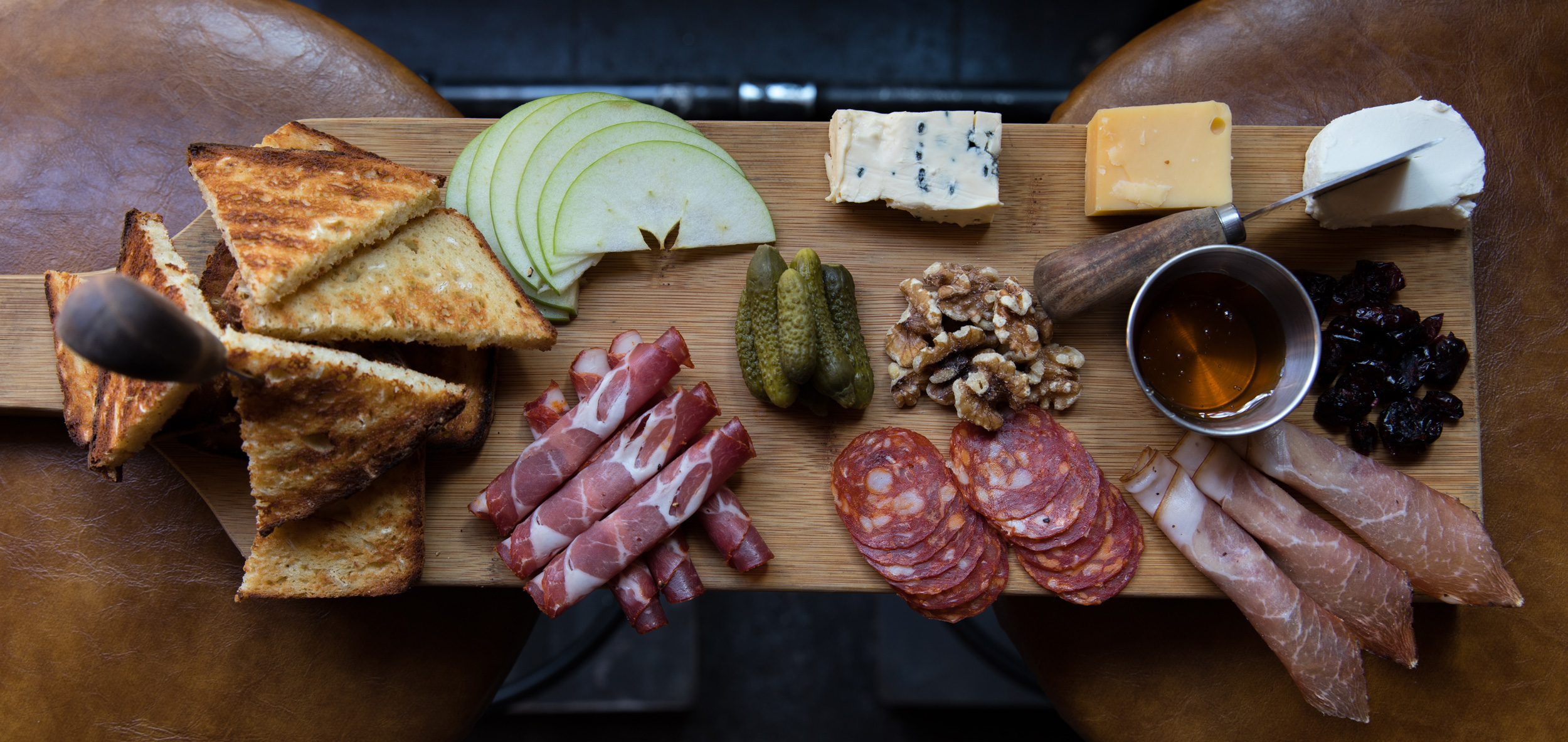 Order Charcuterie & Cheese Board food online from The Craftsman store, New York on bringmethat.com