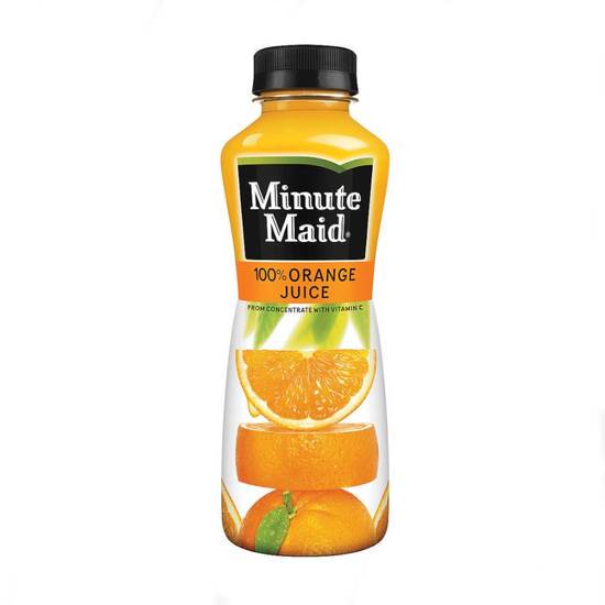 Order Minute Maid Orange Juice 12 oz food online from Pink Dot store, Chino Hills on bringmethat.com